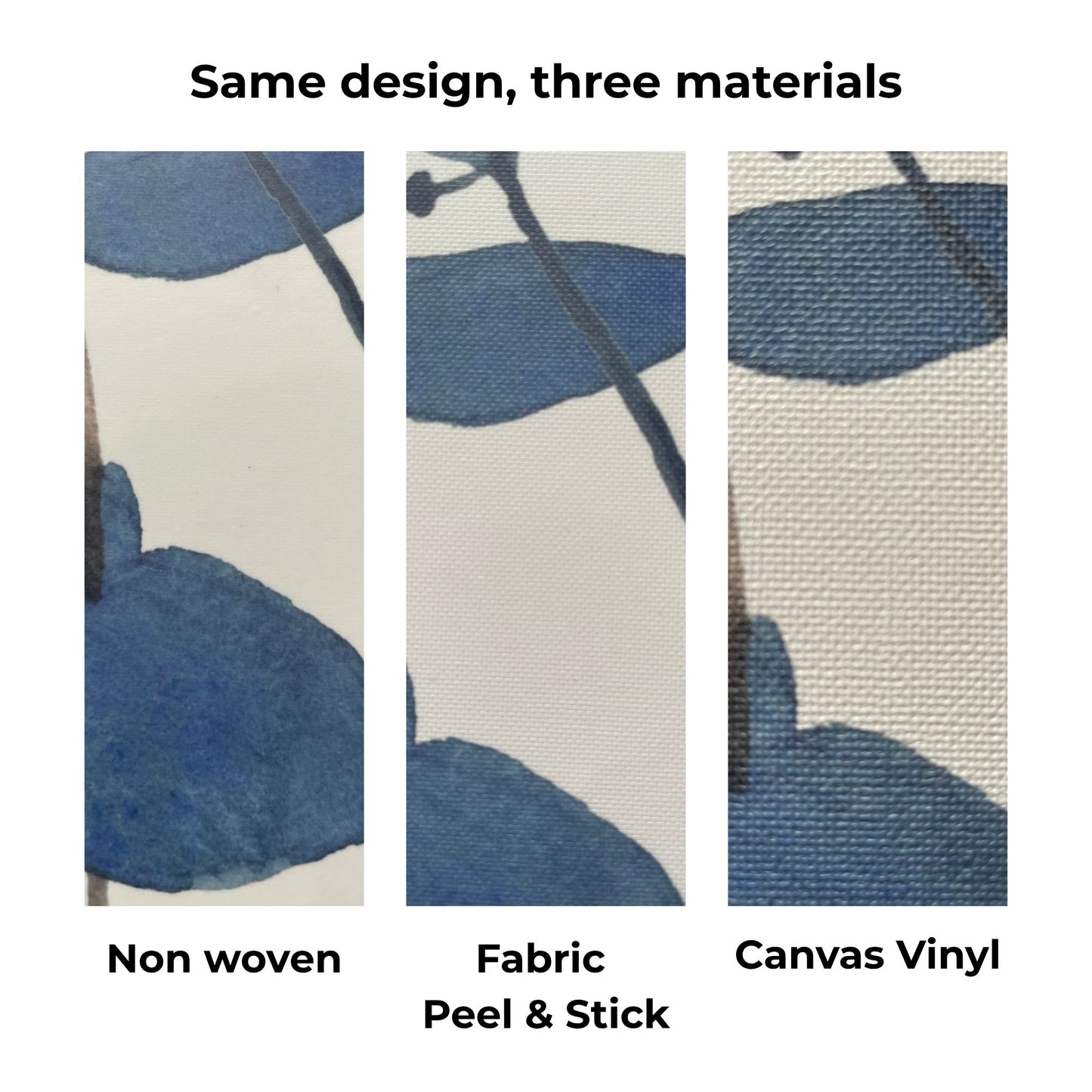 Pack de Muestras de Materiales — 3 materiales, 1 diseño