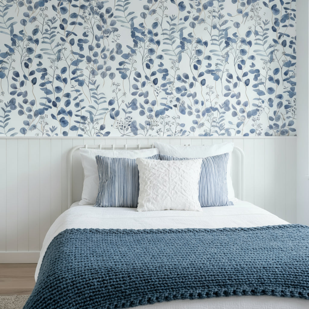 Blue eucalyptus wallpaper