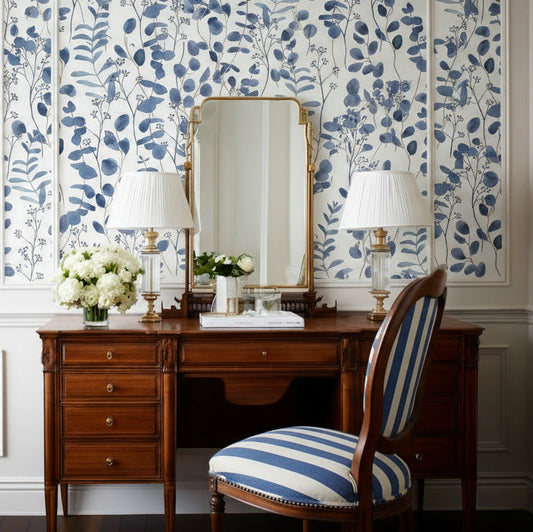 Blue eucalyptus wallpaper