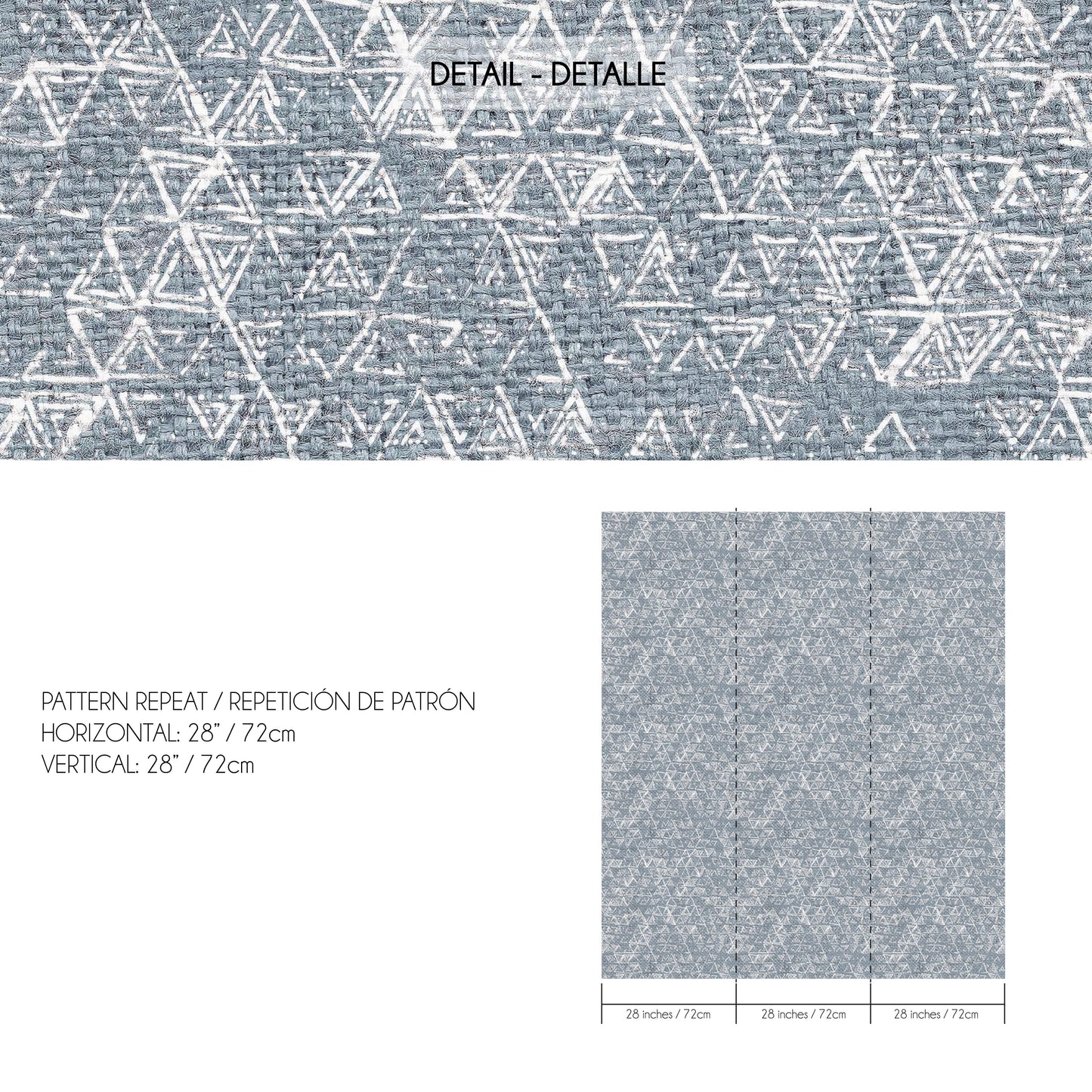 Burlap texture wallpaper with white triangles