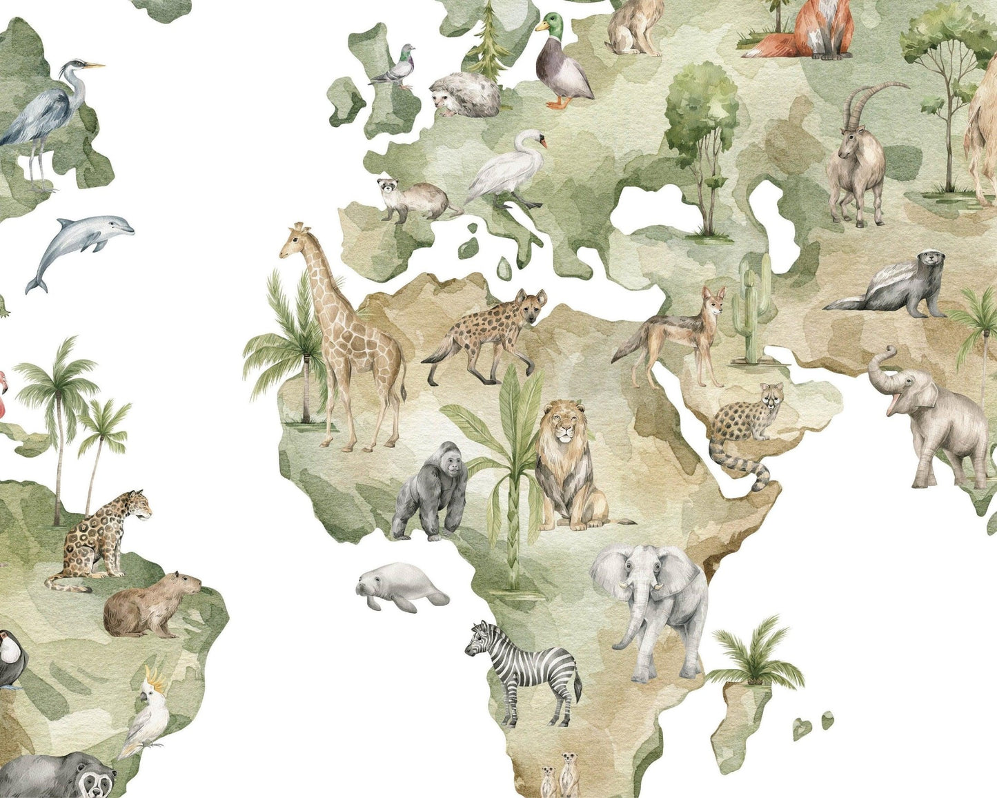 Wildlife World Map