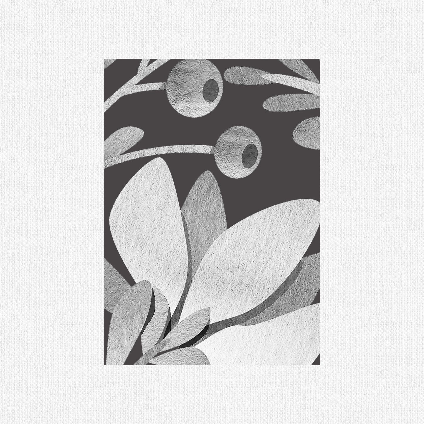 Muestra papel pintado de flores azules