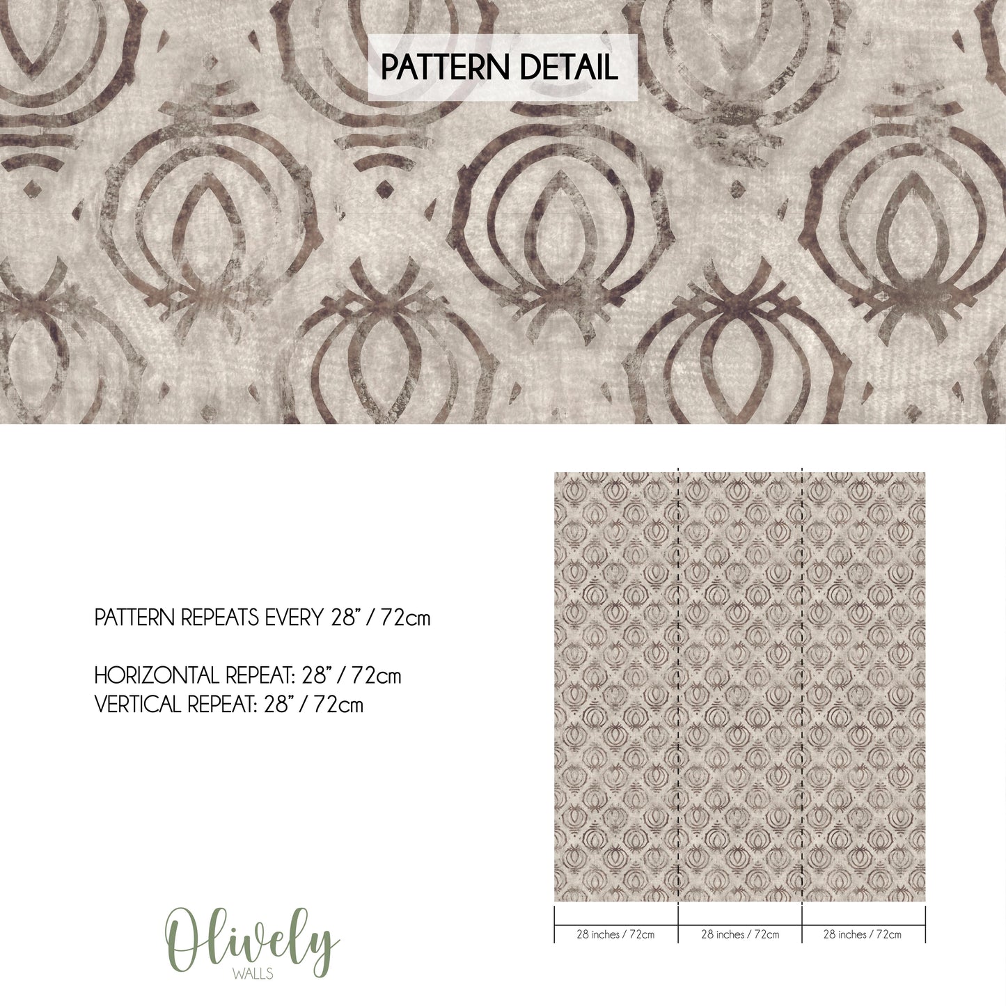 Papel pintado étnico tribal tierra