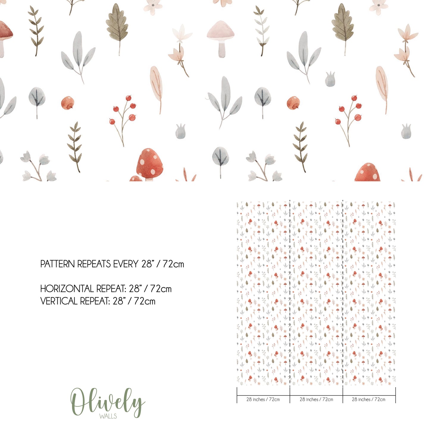 Papel Pintado Infantil Bosque