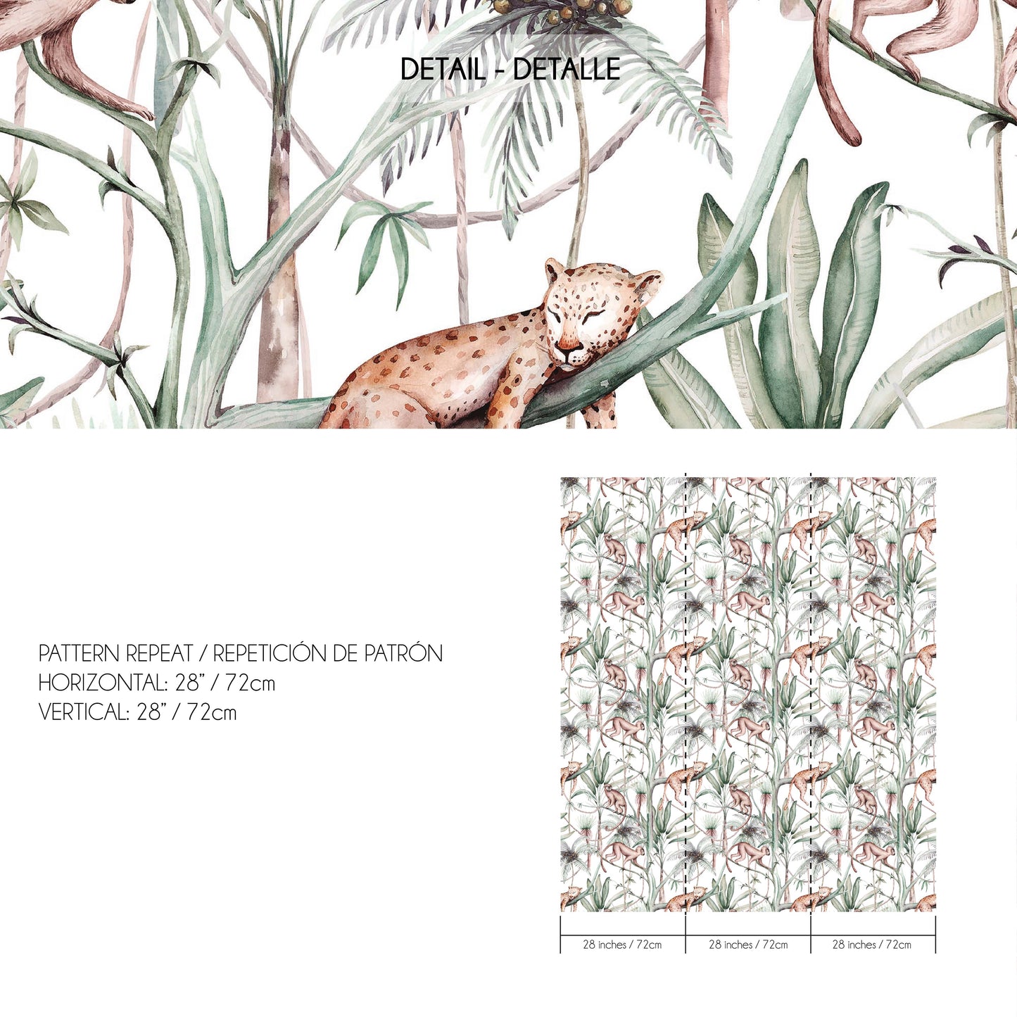 Jungle Nursery Wallpaper