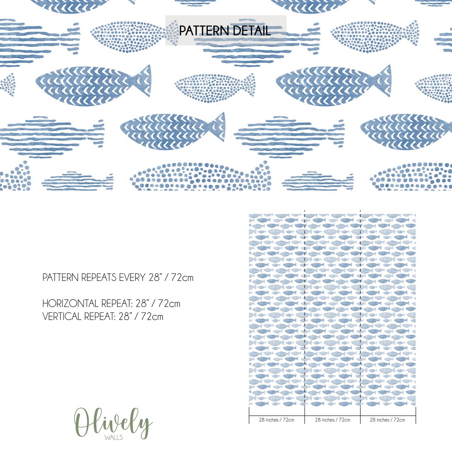 Atlantis blue fish wallpaper