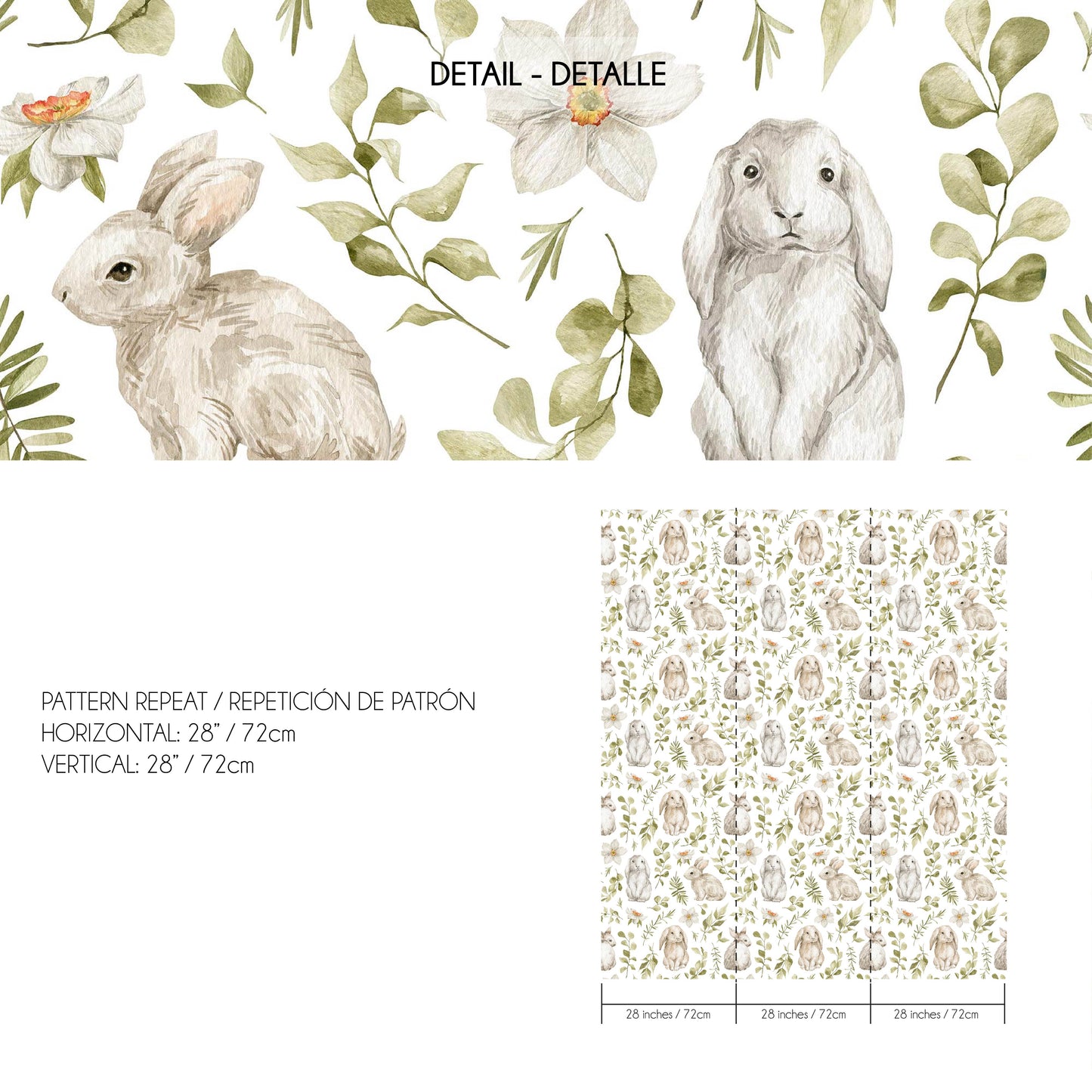 Bunny Garden Wallpaper