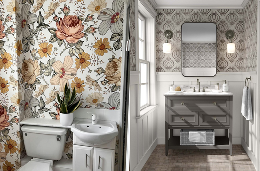 Perfect bathroom wallpapers