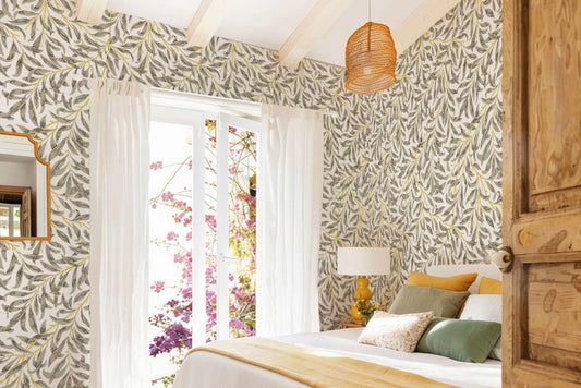 One Wall, Two Walls or a Mural How to Use Wallpaper in a Bedroom