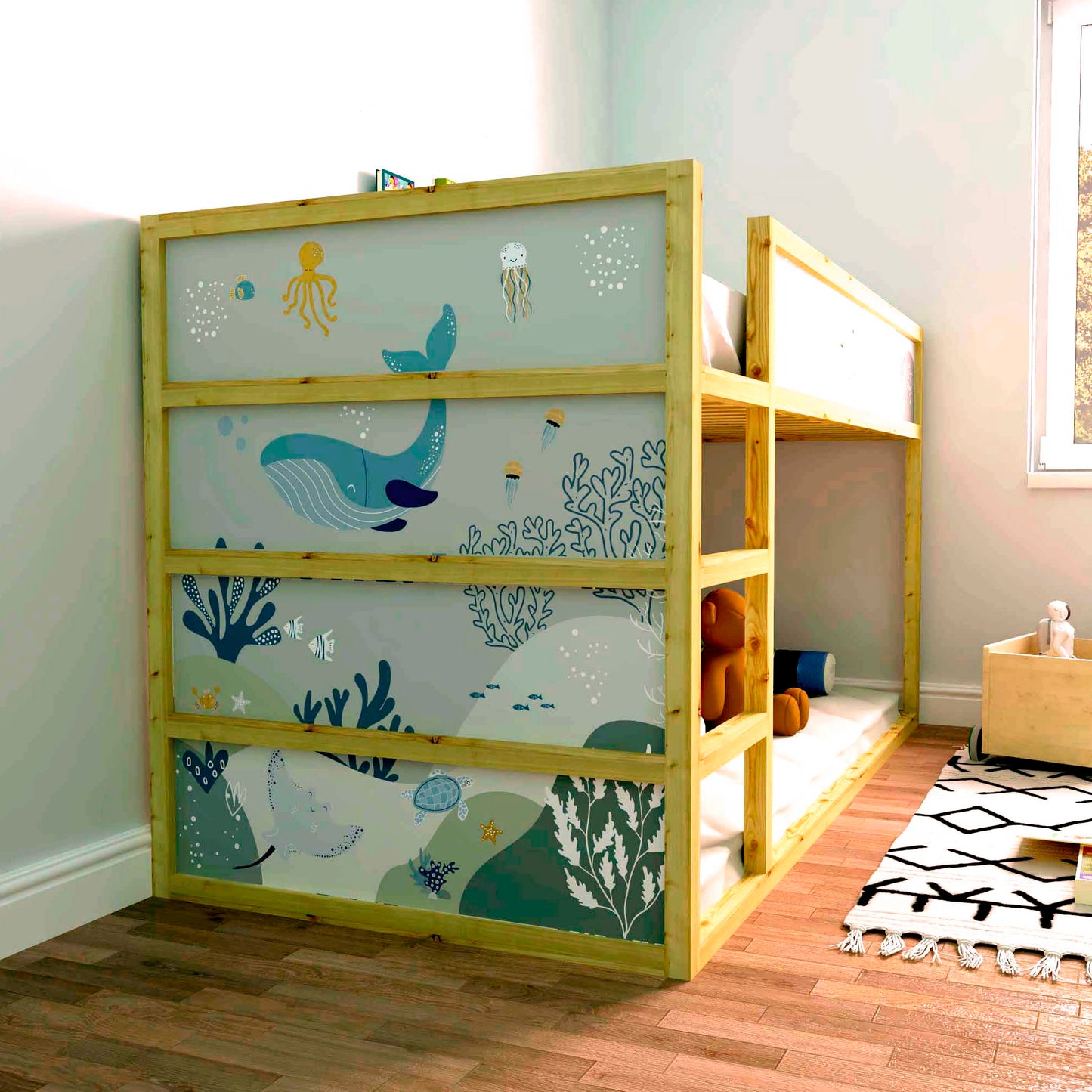 Ocean Kura Bed Decals