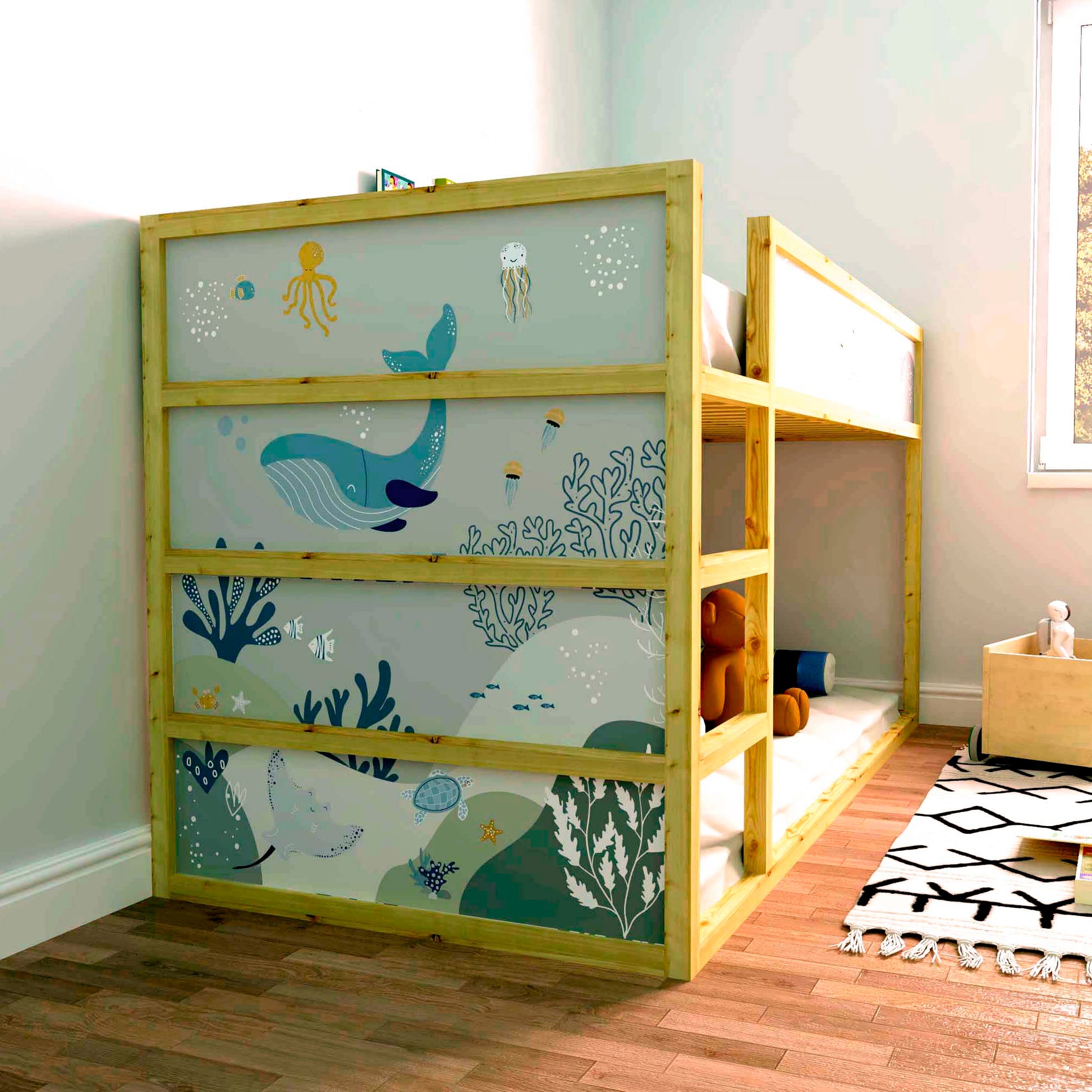 Ocean Kura Bed Decals