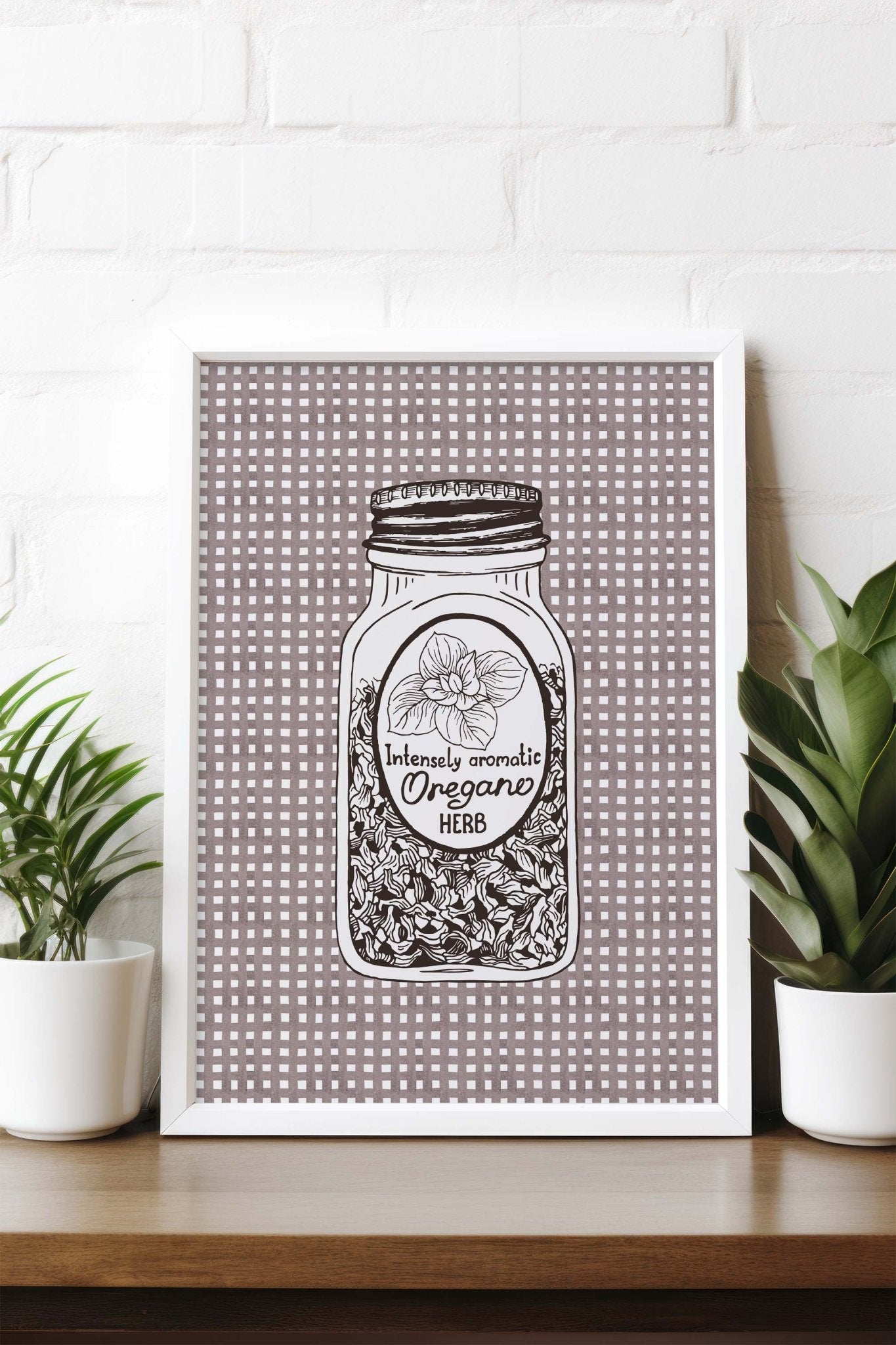 Kitchen Herb and Spice Prints - Set of three