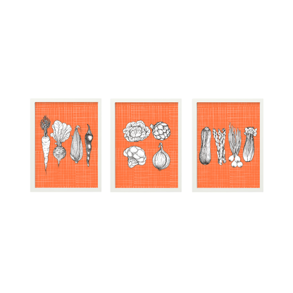 Vegetable_Kitchen_Print_Set_of_3-_white_frame
