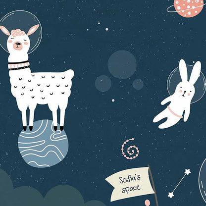 animals_in_outer_space_mural detail