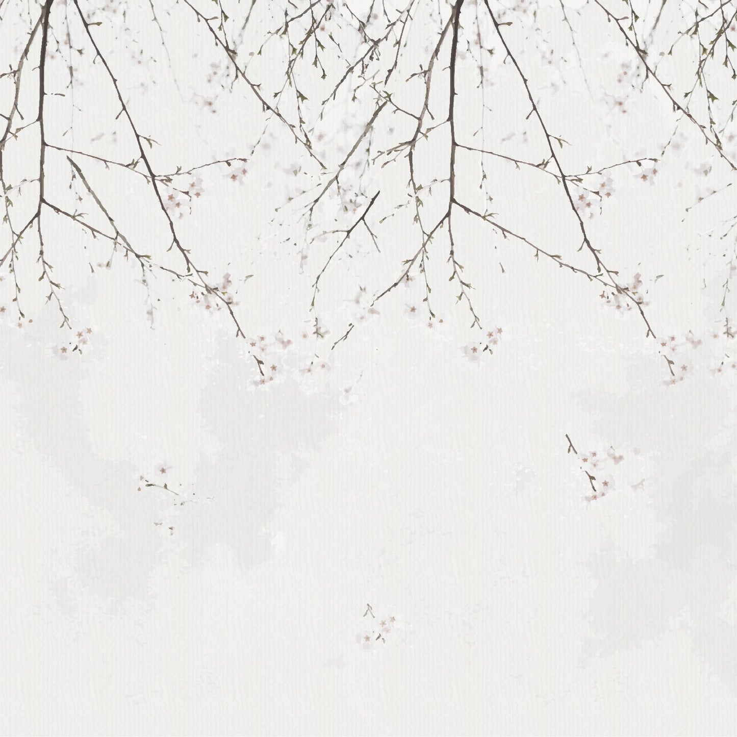 pink cherry blossom wallpaper mural section