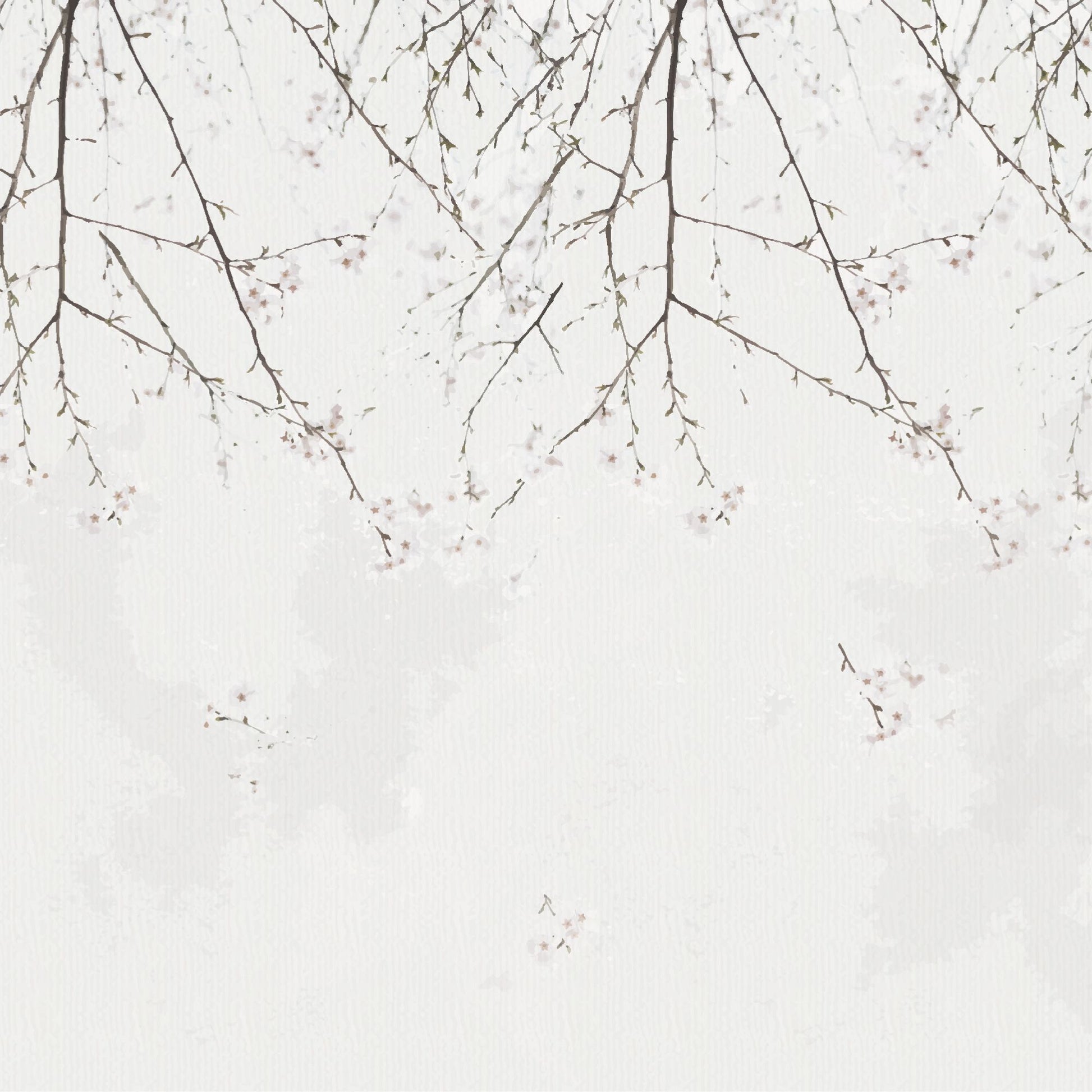 pink cherry blossom wallpaper mural section