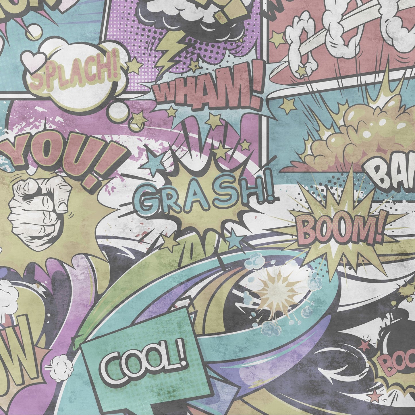 comic-wallpaper-mural-detail