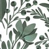 Emerald Green Botanical Wallpaper