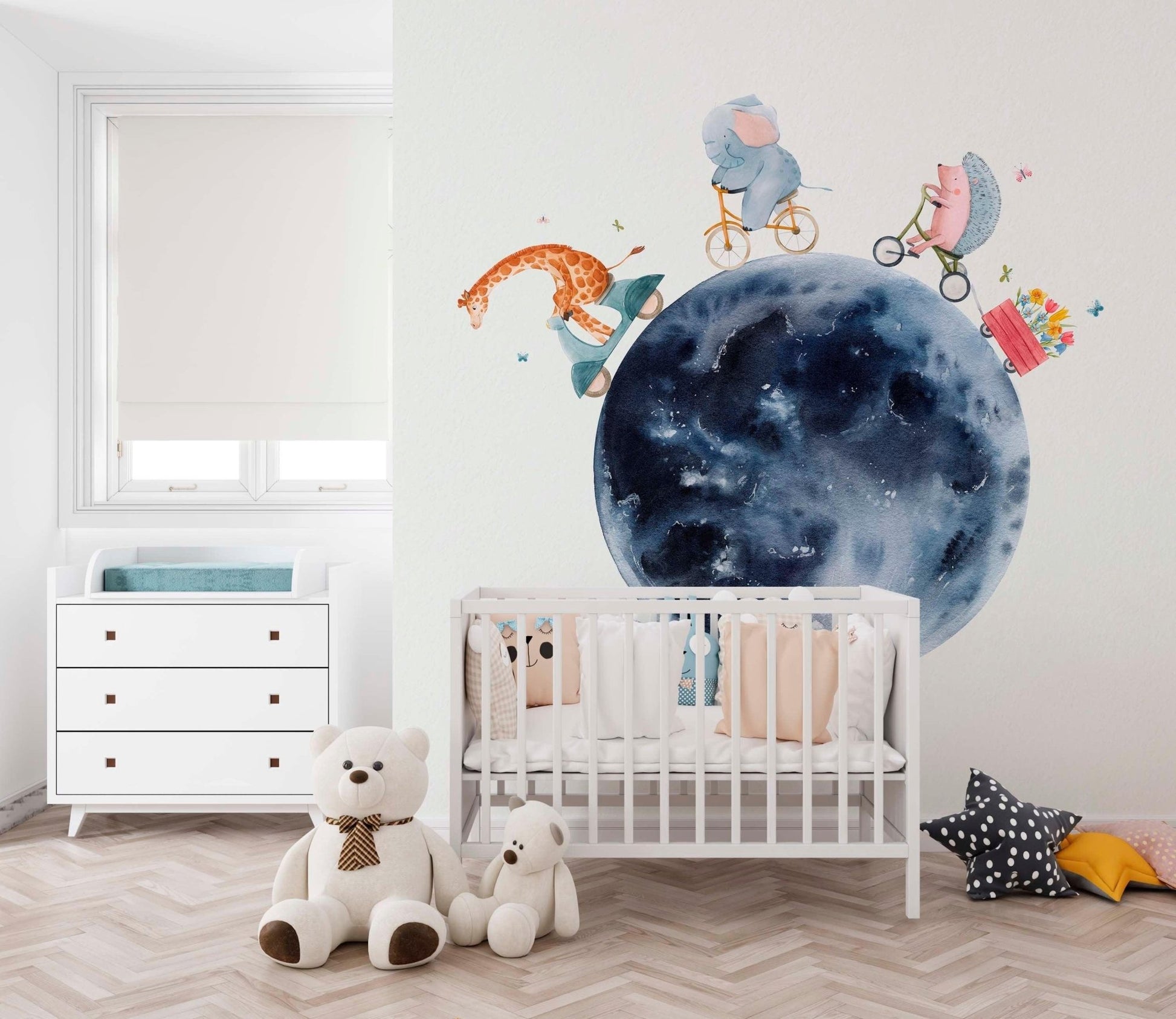 Moonlight Animal Mural