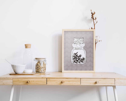 Kitchen Herb and Spice Prints - Set of three