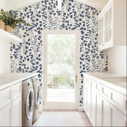 Blue eucalyptus wallpaper