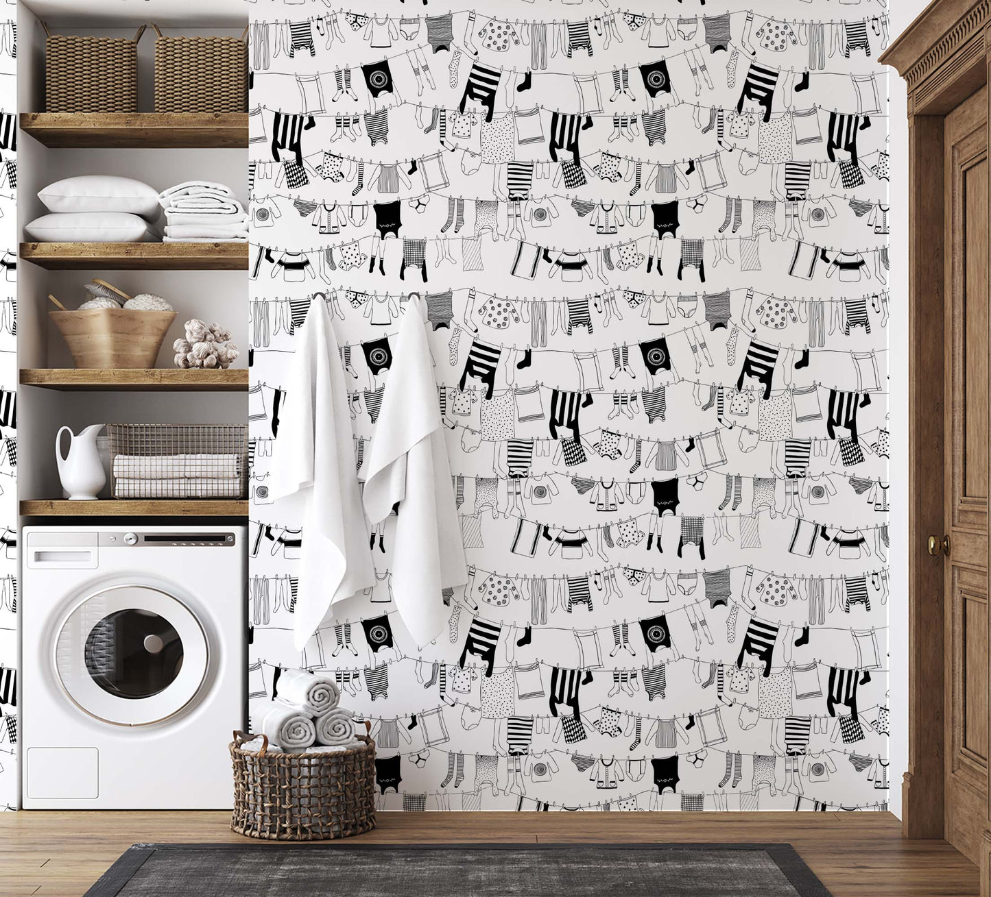Laundry Drying Clothes