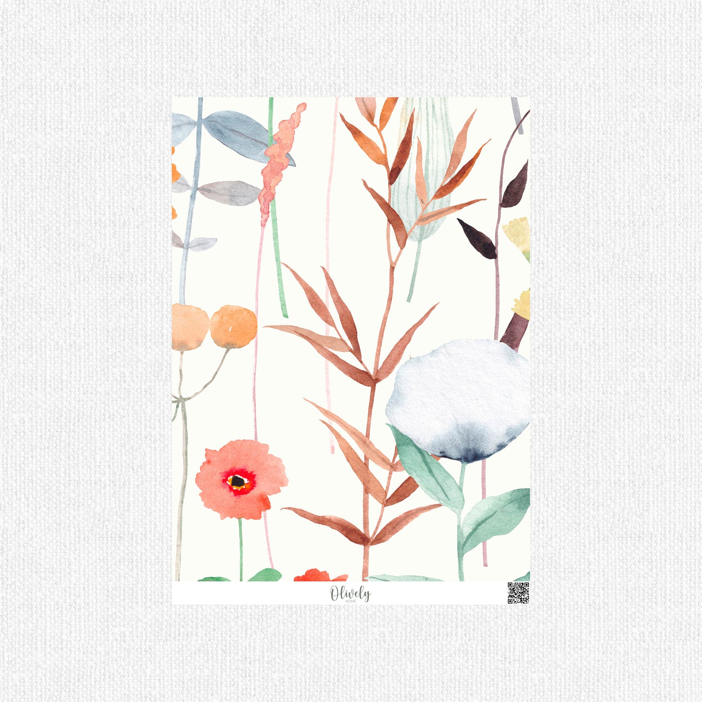 Papel pintado de jardín silvestre