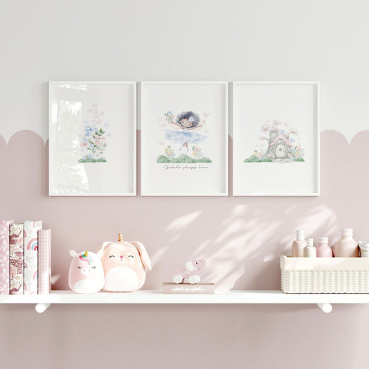 Murals For Nursery Rooms | Set of 3 wall art prints