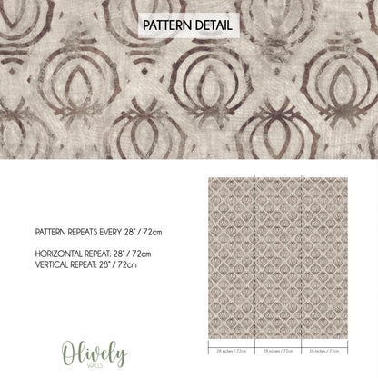 Tribal pattern wallpaper