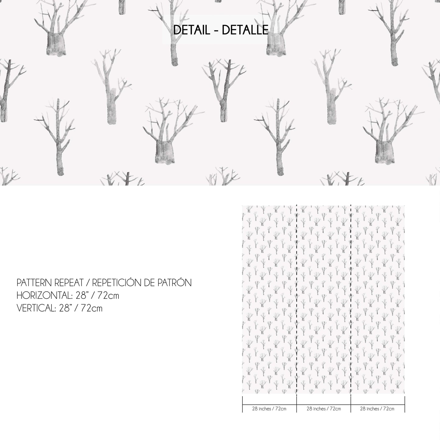 Papel Pintado Árboles de Invierno