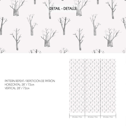 Papel Pintado Árboles de Invierno
