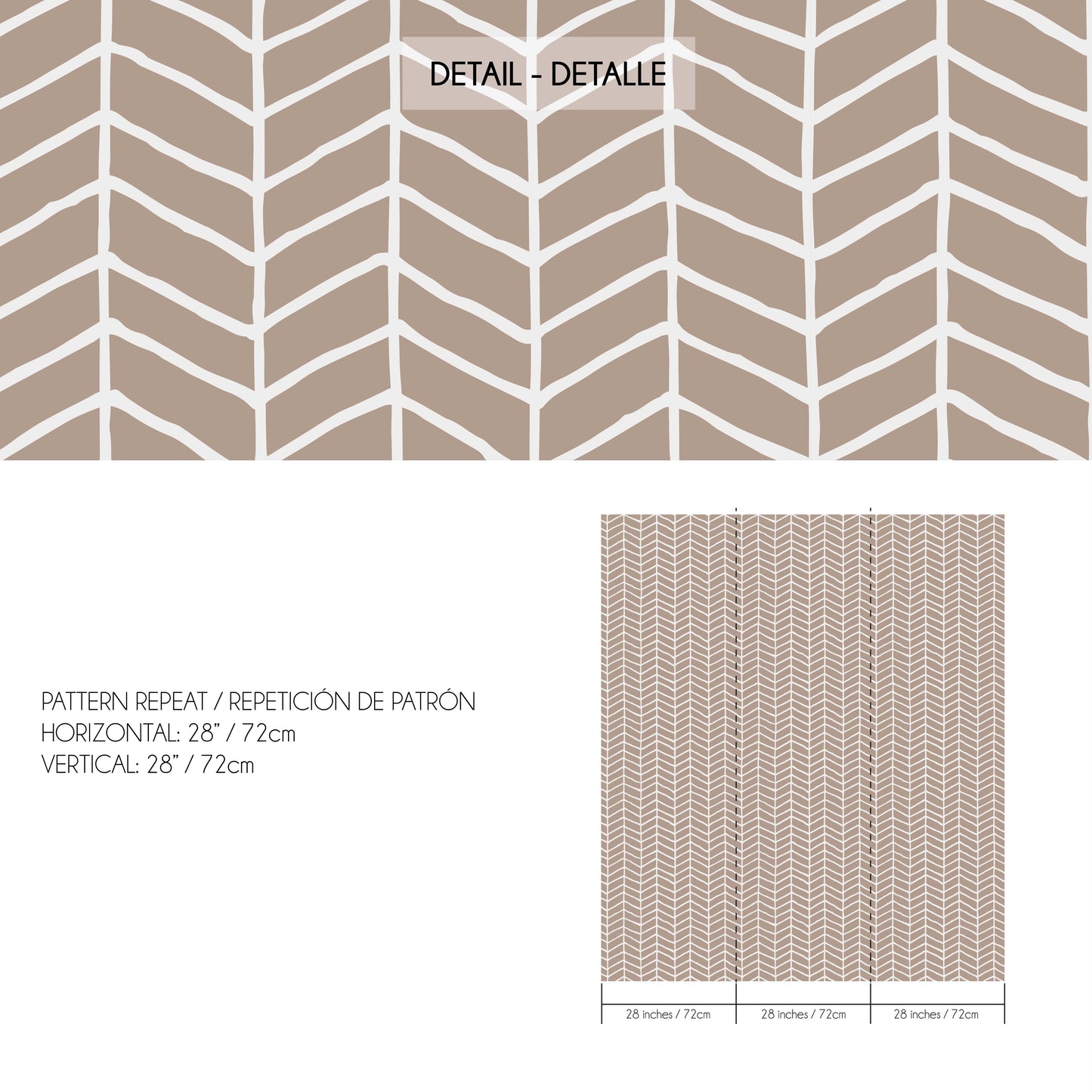 custom herringbone panel_size_and_pattern_wallpaper