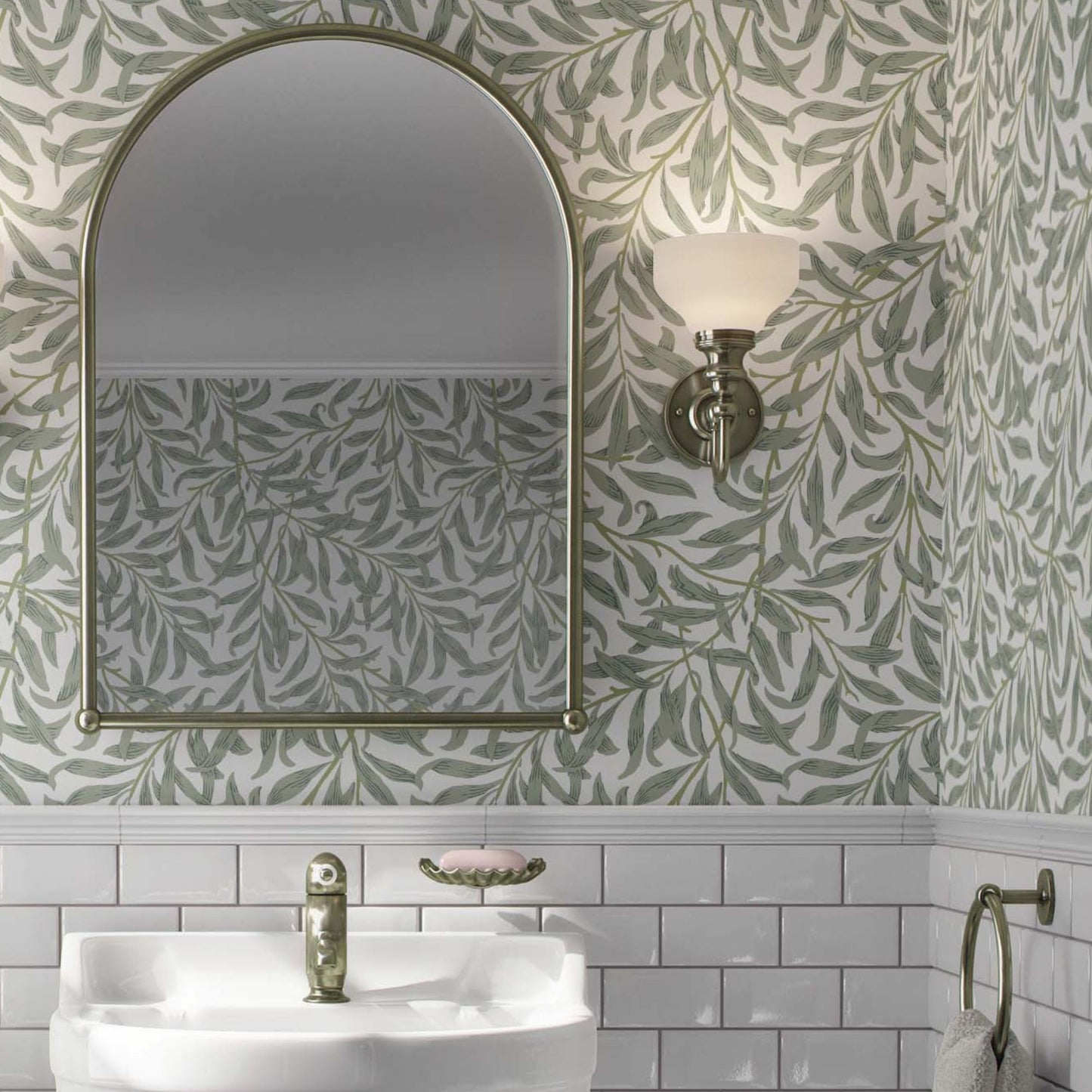 cat-610804236616 sage-green-willow-wallpaper-bathroom-subway-tile