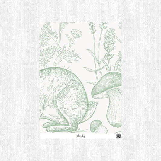 Muestra-Animales del bosque vintage