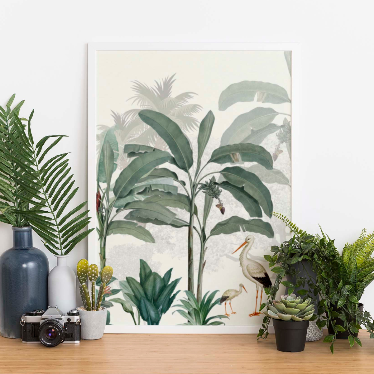 soft botanical print