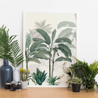 soft botanical print