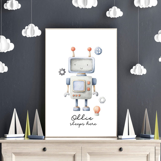 Nursery room decor | Space wall art print