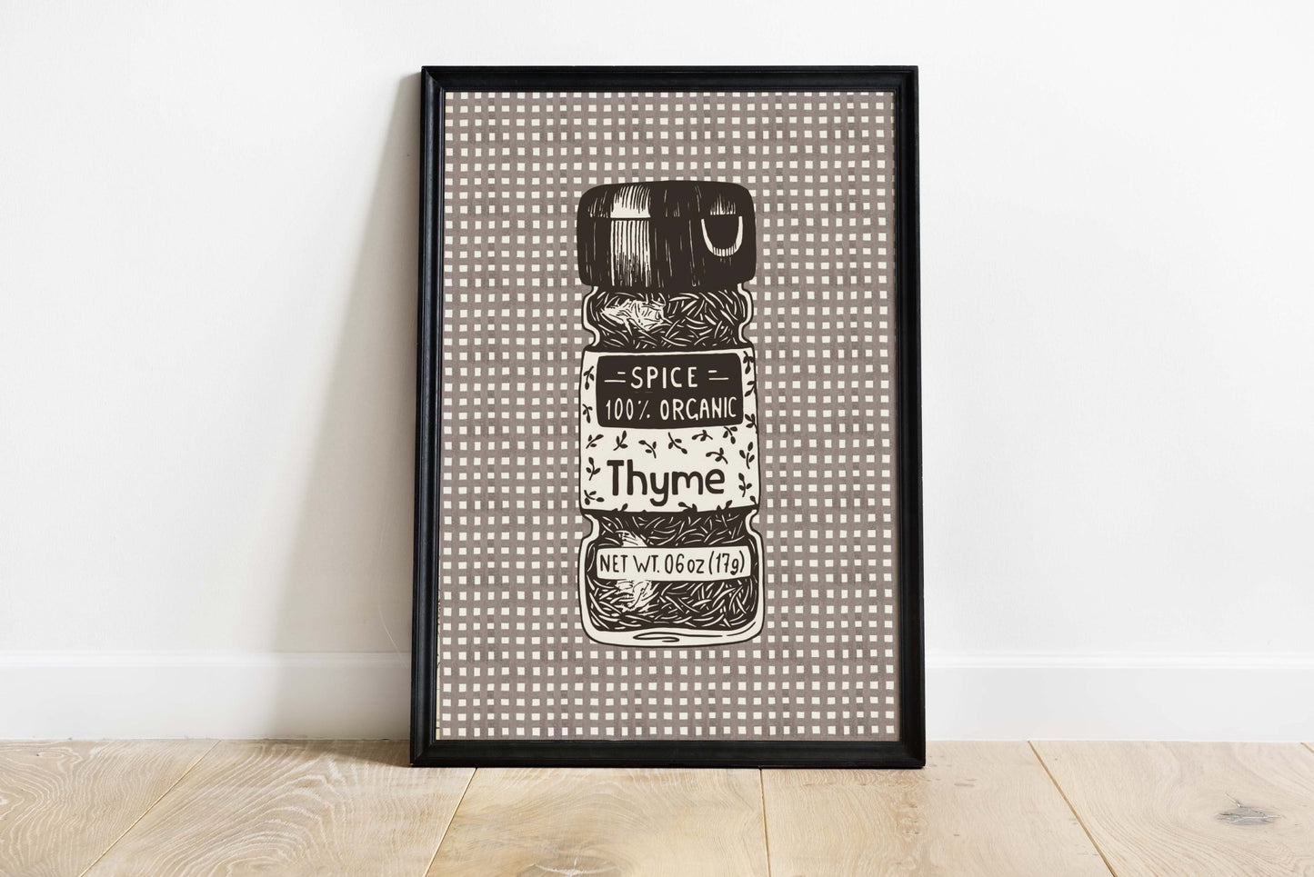 Kitchen Herb and Spice Prints - Set of three