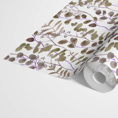 taupe_eucalyptus_wallpaper_roll