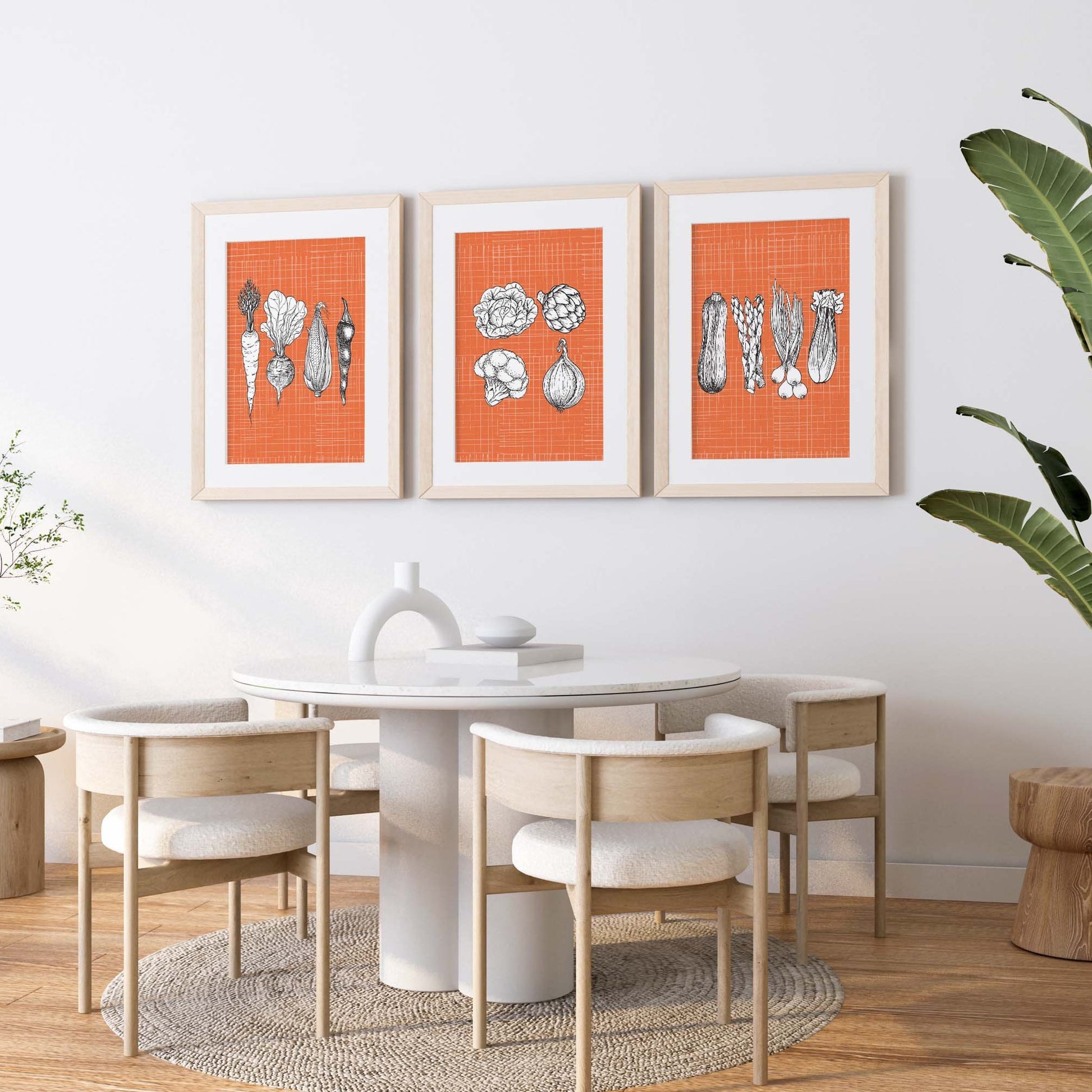 dining room print set of 3