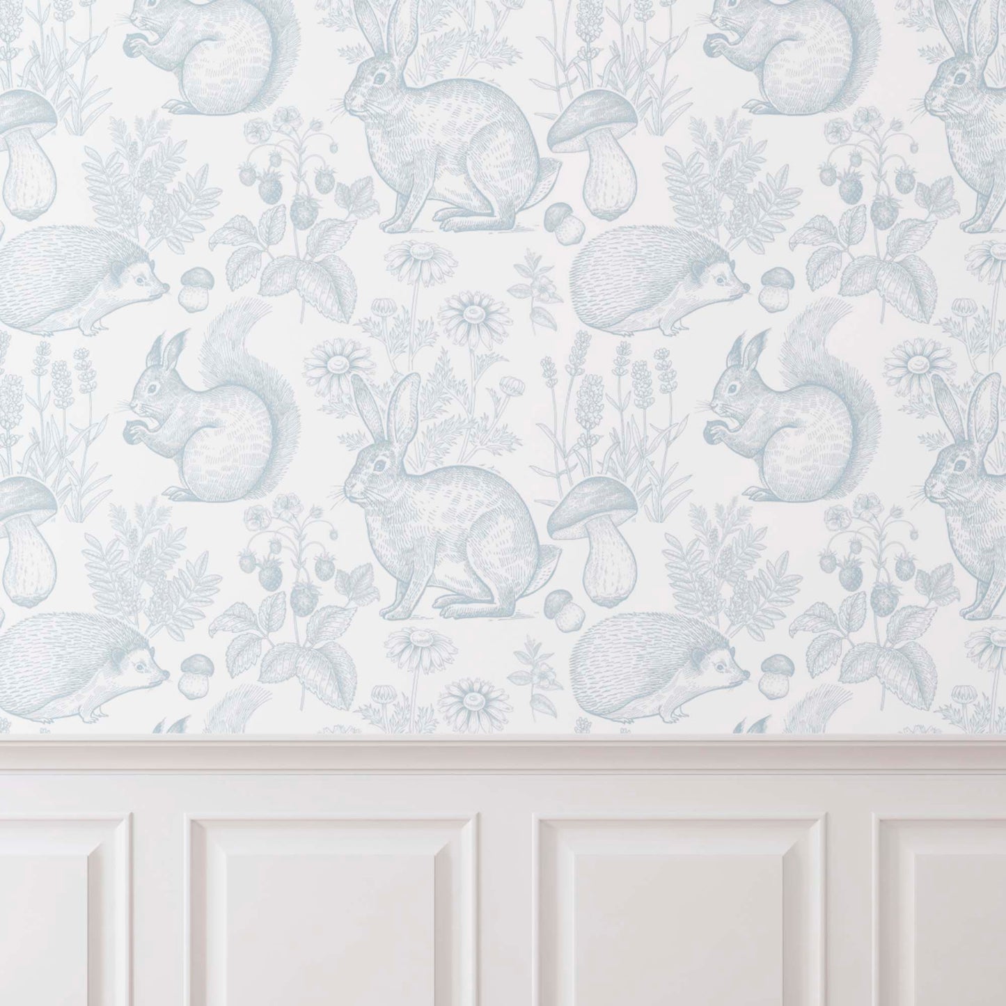 vintage_rabbit_wallpaper_with_wainscot
