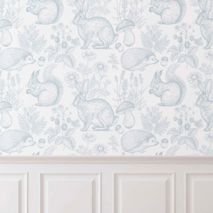vintage_rabbit_wallpaper_with_wainscot