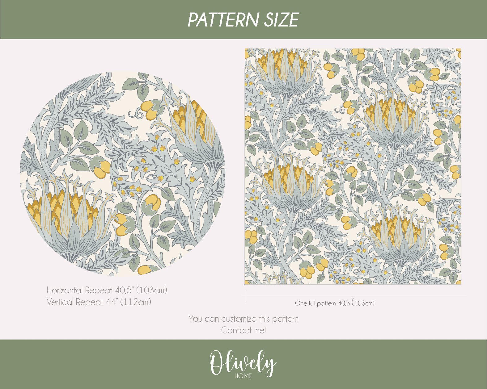 william_morris_style_wallaper_pattern size