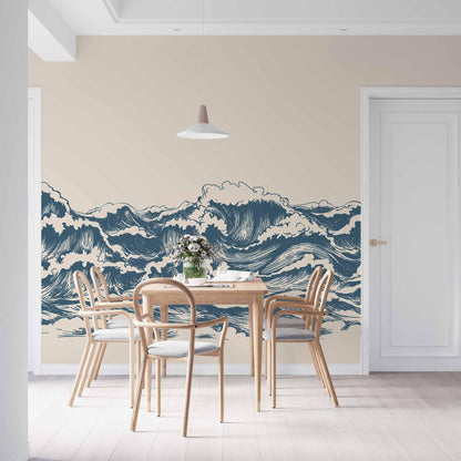 Great Waves Wall Mural